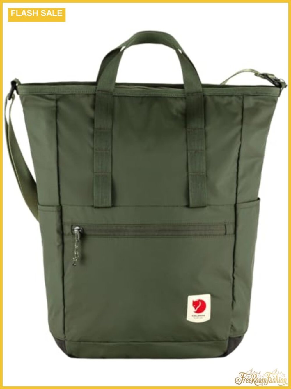Water-Resistant Nylon Convertible Tote Backpack for Travel Work